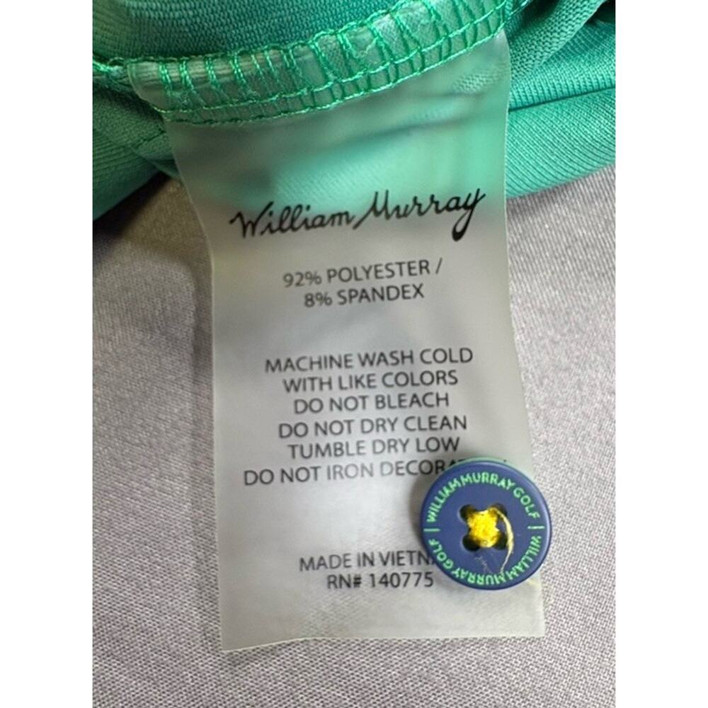 William Murray Green Yellow Performance Golf Men’s Polo Shirt Sz XX-Large (XXL) - Picture 7 of 9